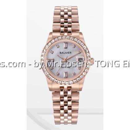 Balmer Grace Crystal Bezel 32mm Lady Watch 8191L RG-1