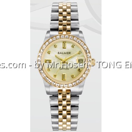 Balmer Grace Crystal Bezel 32mm Lady Watch 8191L TT-2