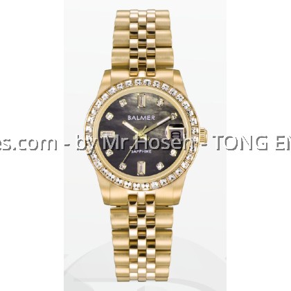 Balmer Grace Crystal Bezel 32mm Lady Watch 8191L GP-4