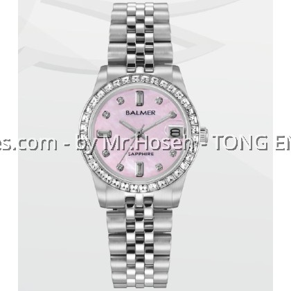 Balmer Grace Crystal Bezel 32mm Lady Watch 8191L SS-P9