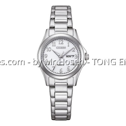 Citizen Silver Dial Ladies Quartz Watch EQ0610-53A