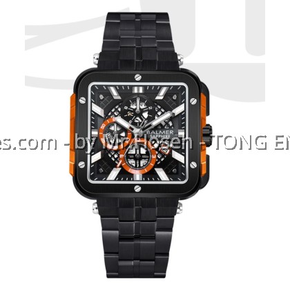 Balmer Square XXL Chronograph A8839G BK-401