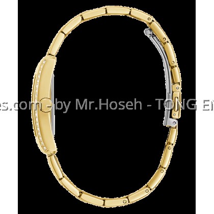 GUESS Ladies Tank Gold Tone Analog 27mm Watch GW0874L4 GUESS Ladies Tank Gold Tone Analog 27mm Watch GW0874L4