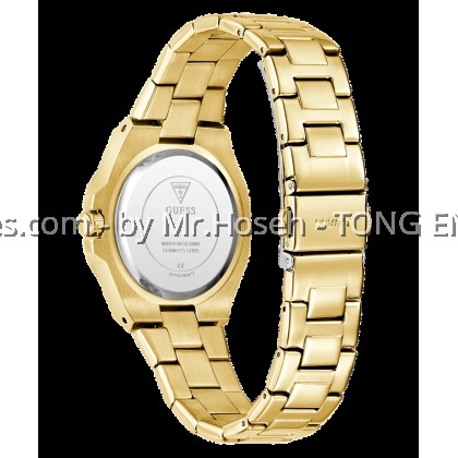 GUESS Ladies Gold Tone Analog 34mm Watch GW0877L2