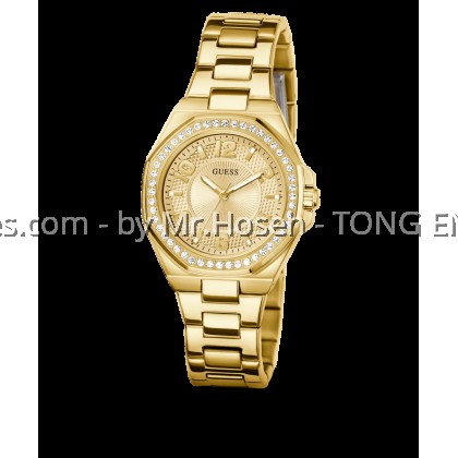 GUESS Ladies Gold Tone Analog 34mm Watch GW0877L2