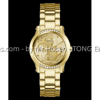 GUESS Ladies Gold Tone Analog 36mm Watch GW0861L2