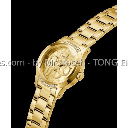 GUESS Ladies Gold Tone Analog 36mm Watch GW0861L2