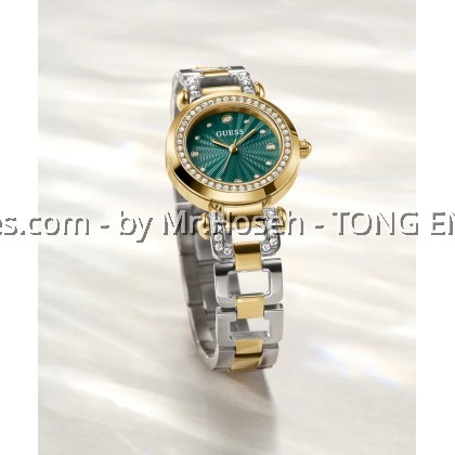 GUESS Ginger Ladies 2-Tone Gold Tone Analog 30mm Watch GW0869L1 GUESS Ginger Ladies 2-Tone Gold Tone Analog 30mm Watch GW0869L1