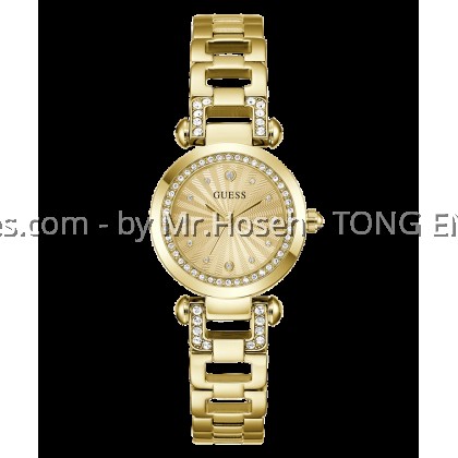 GUESS Ginger Ladies Gold Tone Analog 30mm Watch GW0869L4 GUESS Ginger Ladies Gold Tone Analog 30mm Watch GW0869L4