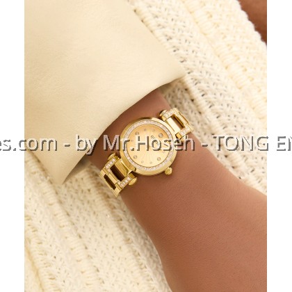 GUESS Ginger Ladies Gold Tone Analog 30mm Watch GW0869L4 GUESS Ginger Ladies Gold Tone Analog 30mm Watch GW0869L4