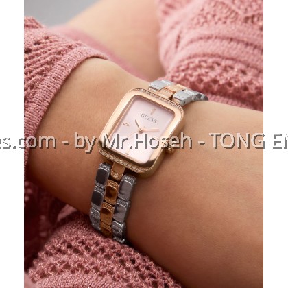 GUESS Ladies 2-Tone Rose Gold Tone Analog 22mm Watch GW0865L5 GUESS Ladies 2-Tone Rose Gold Tone Analog 22mm Watch GW0865L5