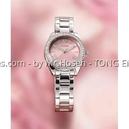 GUESS Mini Luna Ladies Silver Tone Analog 30mm Watch GW0841L4 GUESS Mini Luna Ladies Silver Tone Analog 30mm Watch GW0841L4