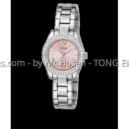 GUESS Mini Luna Ladies Silver Tone Analog 30mm Watch GW0841L4 GUESS Mini Luna Ladies Silver Tone Analog 30mm Watch GW0841L4