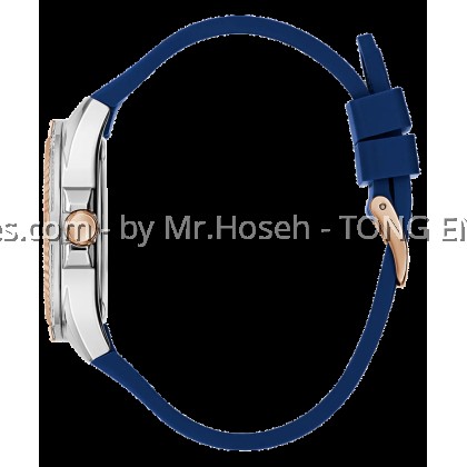 GUESS Ladies Blue 2-Tone Multi-function 39mm Watch GW879L2