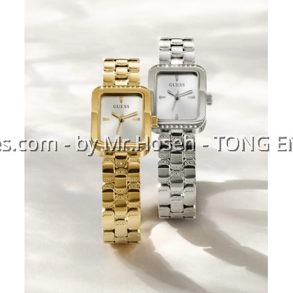 GUESS Ladies Gold Tone Analog 22mm Watch GW0865L2 GUESS Ladies Gold Tone Analog 22mm Watch GW0865L2