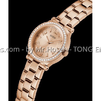 GUESS Ladies Rose Gold Tone Analog 32mm Watch GW0686L3 GUESS Ladies Rose Gold Tone Analog 32mm Watch GW0686L3