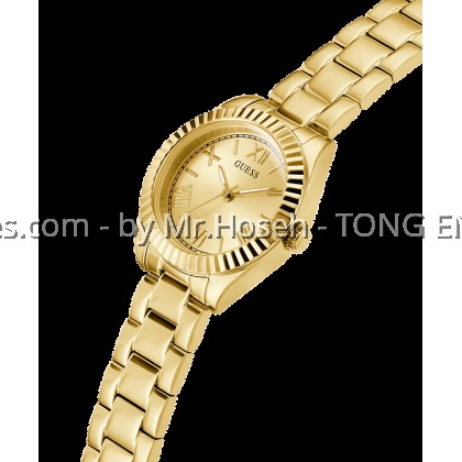 GUESS Mini Luna Ladies Gold Tone Analog 30mm Watch GW0687L2 GUESS Mini Luna Ladies Gold Tone Analog 30mm Watch GW0687L2