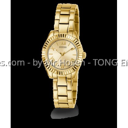 GUESS Mini Luna Ladies Gold Tone Analog 30mm Watch GW0687L2 GUESS Mini Luna Ladies Gold Tone Analog 30mm Watch GW0687L2
