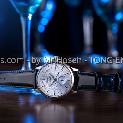 Seiko Presage Cocktail Time "Ice Blue" Power Reserve Indicator SSA343J1 Seiko Presage Cocktail Time "Ice Blue" Power Reserve Indicator SSA343J1