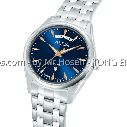 Alba Prestige Day-Date Sapphire Quartz Watch A6B005X1 Alba Prestige Day-Date Sapphire Quartz Watch A6B005X1