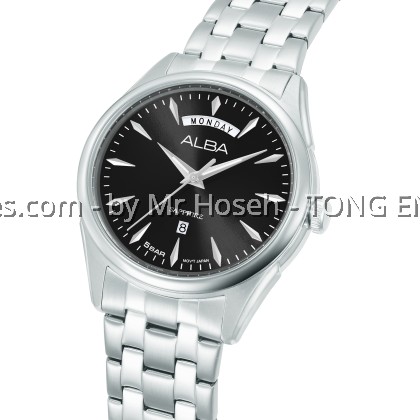 Alba Prestige Day-Date Sapphire Quartz Watch A6B009X1 Alba Prestige Day-Date Sapphire Quartz Watch A6B009X1