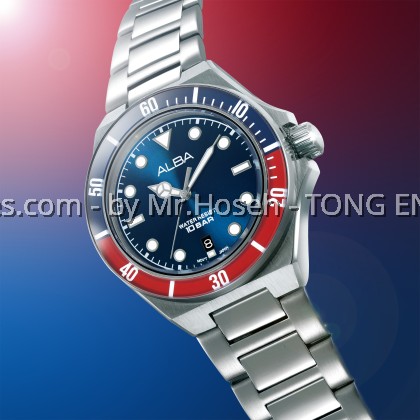 Alba Active Sport 'Pepsi' Quartz AS9W09X1 Alba Active Sport 'Pepsi' Quartz AS9W09X1