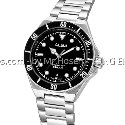 Alba Active Sport 'Black Sub' Quartz AS9W19X1 Alba Active Sport 'Black Sub' Quartz AS9W19X1