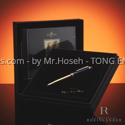Montblanc Meisterstück Solitaire Lapislazuli Hommage à Wolfgang Amadeus Mozart Fountain Pen + CD Set 20114M Montblanc Meisterstück Solitaire Lapislazuli Hommage à Wolfgang Amadeus Mozart Fountain Pen + CD Set 20114M