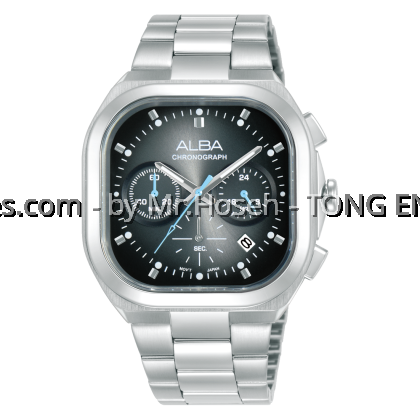 Alba Active Chronograph 39mm Square Men's Watch AT3L03X1 Alba Active Chronograph 39mm Square Men's Watch AT3L03X1