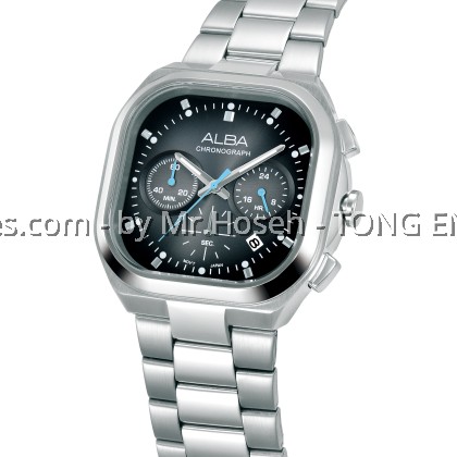 Alba Active Chronograph 39mm Square Men's Watch AT3L03X1 Alba Active Chronograph 39mm Square Men's Watch AT3L03X1