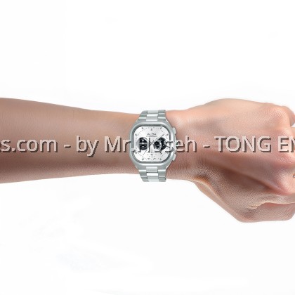 Alba Active Chronograph Panda 39mm Square Men's Watch AT3L07X1