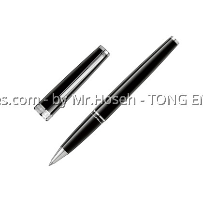 Montblanc PIX Collection Black Platinum Line Rollerball 114796