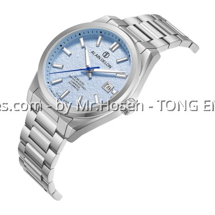 Alain Delon Men Automatic Ice Blue Dial Limited Edition AD1978-1302ALE Alain Delon Men Automatic Ice Blue Dial Limited Edition AD1978-1302ALE