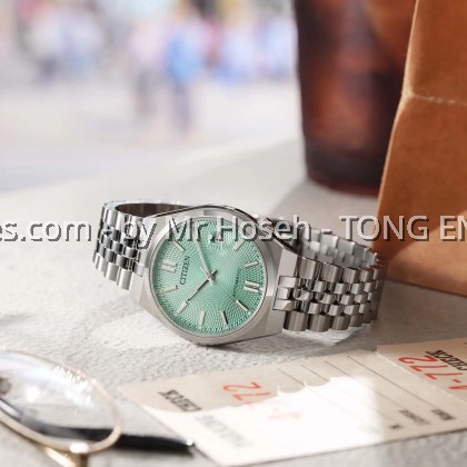 Citizen Mechanical Tsuyosa 60 Ice Green 37mm Men's Watch NK0030-51X