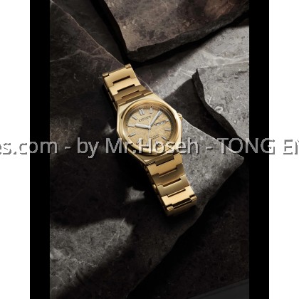 Citizen Zenshin Eco-Drive Super Titanium Day-Date Gold Watch AW0132-55P