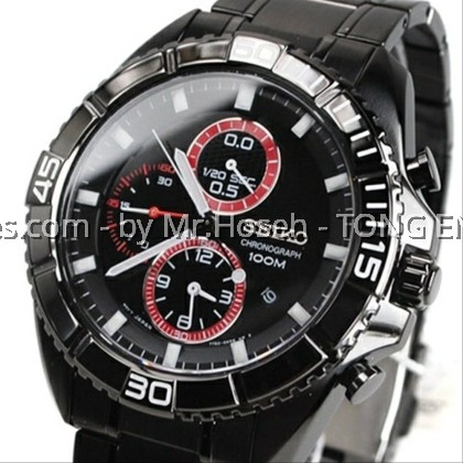 SEIKO CRITERIA CHRONOGRAPH BLACK SNDF25P1